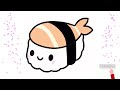 Drawing Cute Sushi Step-By-Step Guide For Kids Tutorial Draw & Color