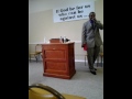 Pastor David Ellis preaching 5/29/16