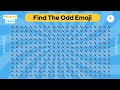 Find The Odd Emoji  | Quizique | Easy, Medium, Hard