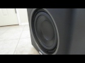 Dayton Audio SA100 driving a Polk PSW110 - Take 2