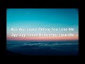 #marshmello#leavebeforeyouloveme   MARSHMELLO - Leave Before You love Me ft. Jonas Brothers (Lyrics)