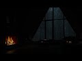 Rainy Night Relaxation 🌧️🔥 Cozy Fireplace Ambience with Rain sounds for Deep Sleep😪