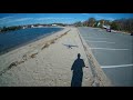 WINDY Day at the Beach Flying RC pt1/3 to Beatles Michelle, E-flite Valiant