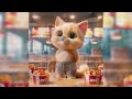 Help Him! Cat just wanted to eat KFC - Mini kitty