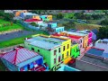 Bo-Kaap, Cape Town. Mesmerizing Drone Stroll Through the Colorful Streets of Bo-Kaap, South Africa