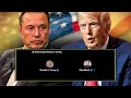 President Trump And Elon Musk Conversation On X Social Platform!