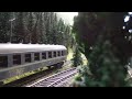 Lima DB E10 diesel locomotive with passenger wagons - new video of my old H0-layout D.342