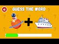 can you guess the word by the emojis in 10 seconds ? | Let's find out🤯