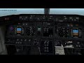 X-Plane Decent and Landing KSAN-KBOS