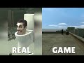 SKIBIDI TOILET EPISODES: REAL VS GAME! I RECREATED SKIBIDI TOILET EPISODES in Garry's Mod!