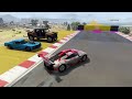 Cars vs wavy roads in GTA 5