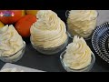 Extra Firm Tangerine and Lemon Cream to decorate and fill cakes easy dessert
