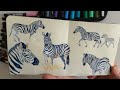 [Sketchbook Tour 3] Mon carnet d'animaux - Partie 1