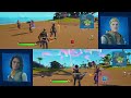 Split screen in Fortnite totorial