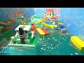 Ship Crashes into Lego City - Tsunami Dam Breach - Lego Disaster Experiment