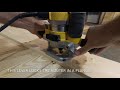 How to make a perfectly round table top (using a router)