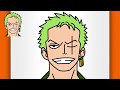How to Draw Zoro (EASY FOR BEGINNERS) - Zoro Drawing Tutorial (STEP BY STEP)