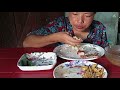 Bamboo shot and smoke pork #mukbang #food