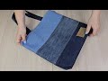 ⭐️I'M CUTTING OLD JEANS AND SEWING A BEAUTIFUL BAG!