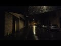 Walking in Heavy Rain Walk at Night in Bordeaux [4K] France / Nov 2019 / ASMR for sleeping 폭우 거센빗소리