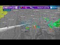 Severe thunderstorms in central Indiana
