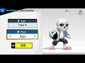 How to Create the PERFECT SANS in SMASH ULTIMATE!