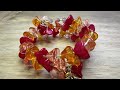 How to Make the Bright and Beautiful Floral Memory Wire Bracelet by Deb Floros