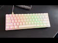 All color options and rgb options for RK61 keyboard😎