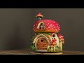 ❣DIY Mushroom House Using Cardboard❣