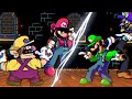 Brother Duel-Oh God No Duet-(ft. Mario, Luigi, Wario, & Waluigi)-/Animation-(Not a Mod)