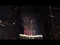 2014 NYE Fireworks At Aria Las Vegas Strip New Year's Eve 1-1-14