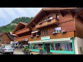 Adelboden, Switzerlad walking tour 4K - Heavenly beautiful Swiss Village - Fairytale village