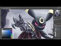 Warrior Umbreon (Eeveelution Warriors) [Speedpaint]