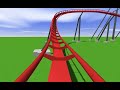 a dive coaster i built in ultimate coaster 2