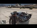 Time Traveling in Every DeLorean from Back To The Future! | GTA V Mod Showcase