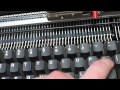 IBM Selectric typewriter carriage return repair