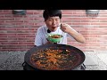 구독자님요청 얼큰한 솥뚜껑 수제비먹방 ㅣMUKBANG EATING SHOW Korean food