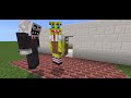 Trollface and SpongeBob visit Freddy Fazbears Pizzeria in Minecraft