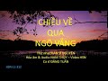 CHIỀU VỀ QUA NGÕ VẮNG_TNGD