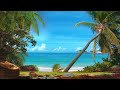 Cozy Summer Ambience | Chill Out in Summer Beach | Relaxing Sea Waves