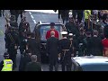 Queen Elizabeth’s Coffin Carried From Holyrood Palace to St. Giles' Cathedral