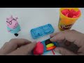 Plastilina Play Doh y la Familia de Peppa Pig comiendo Paletas y Helados de Playdoh!!! TotoyKids