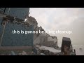 how to destroy a building with a door