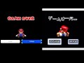 Mario vs Donkey Kong (DEMO) - All Death & Game Over Screens Comparison (Switch VS GBA) 【Japanese】
