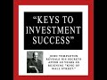 Keys to Investment Success - John Templeton Reveals His Secrets