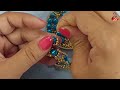 Handmade Beads Rakhi N Bracelet Idea #0266 | Easy Jewellery Making  |  PEARL BRACELET