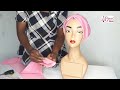 How to make a beautiful One side ruffle turban cap