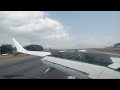 Approach into La Aurora intl airport runway 20