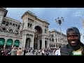 Strolling through Milan's Streets | Duomo di Milano & Galleria Vittorio Emanuele | Natural Sounds 4K