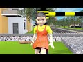 【踏切アニメ】やわらかい踏切と電車【カンカン】 あぶない電車Train Railroad Crossing Animation
